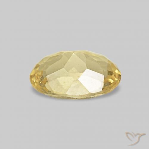 Béryl Doré léger naturelle Coupe ovale, 0.43 ct, VS