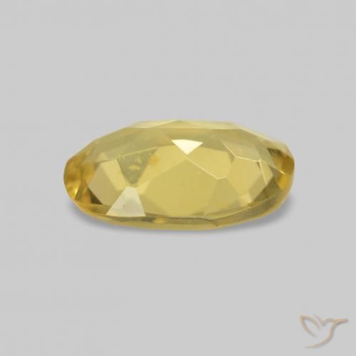 Béryl Jaune clair naturelle ovale, 0.52 ct, VS