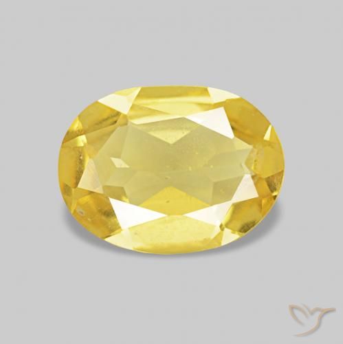 0.60ct Jaune clair Béryl, ovale, VS