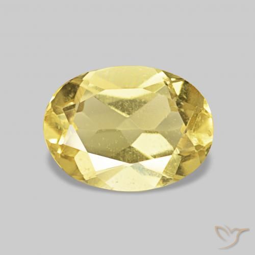 Béryl Doré léger naturelle ovale, 1.14 ct, VS