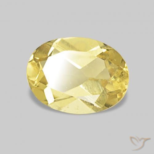 Béryl Doré léger naturelle ovale, 1.14 ct, VS