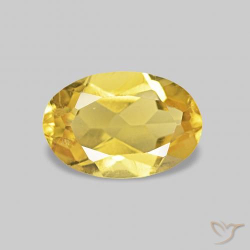 Béryl Doré moyen naturelle ovale, 0.51 ct, VS