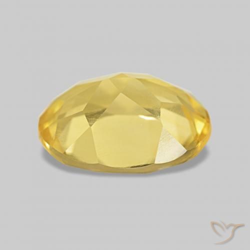 Béryl Orange Doré naturelle ovale, 1.93 ct, VS