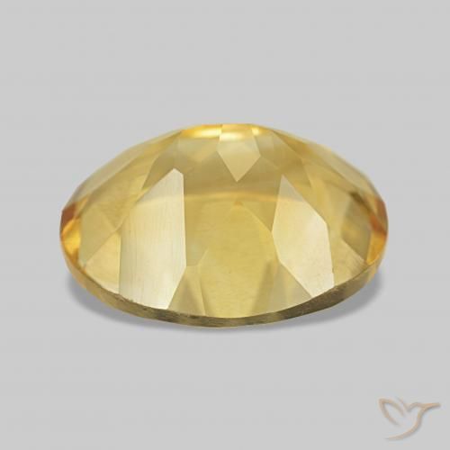 Béryl Jaune doré léger naturelle ovale, 3.29 ct, VVS-VS