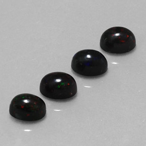 Achetez naturel ct multicolore opale noire gems, coupe ovale, en provenance ethiopie chez gemselect. en stock, livraison internationale!