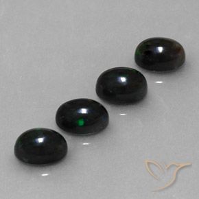 Shop natural 2.54ct Multicolore Opale noire gems, ovale, from Ethiopie at GemSelect. In stock, global shipping!