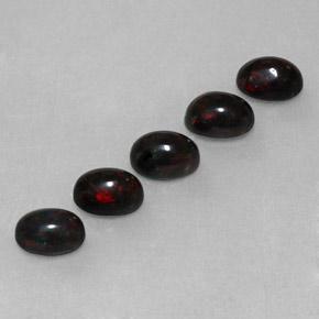 Achetez naturel 2,70ct multicolore opale noire gems, coupe ovale, en provenance ethiopie chez gemselect. en stock, livraison internationale!