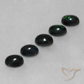 Shop natural 2.65ct Multicolore Opale noire gems, ovale, from Ethiopie at GemSelect. In stock, global shipping!