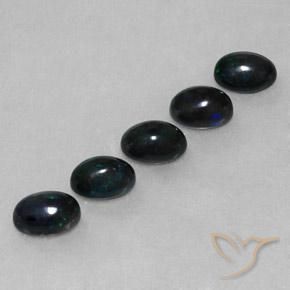 Shop natural 2.49ct Multicolore Opale noire gems, ovale, from Ethiopie at GemSelect. In stock, global shipping!