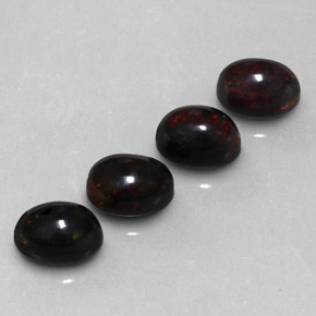 Achetez naturel ct multicolore opale noire gems, coupe ovale, en provenance ethiopie chez gemselect. en stock, livraison internationale!