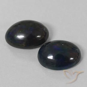 Shop natural 1.85ct Multicolore Opale noire gems, ovale, from Ethiopie at GemSelect. In stock, global shipping!
