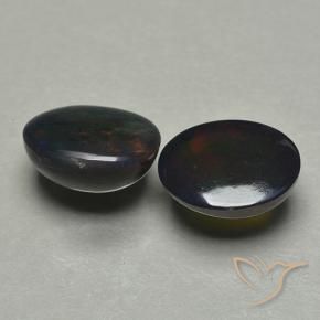 Shop natural 1.74ct Multicolore Opale noire gems, ovale, from Ethiopie at GemSelect. In stock, global shipping!