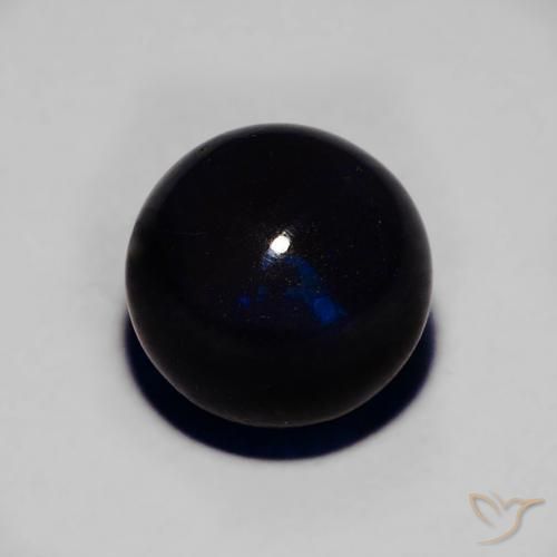 2.16ct Naturel Multicolore Opale noire, Sphère / Boule, Opaque