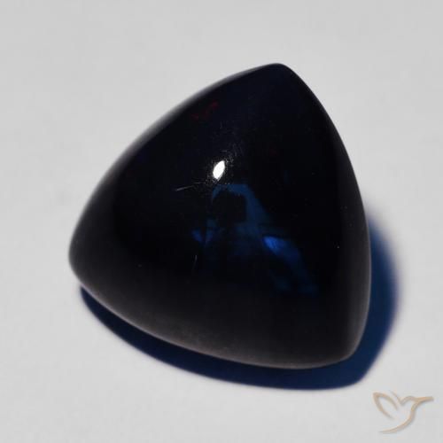 Opale noire Multicolore naturelle Trillion, 4.85 ct, Opaque