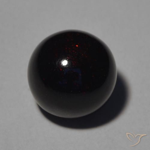 Opale noire Multicolore naturelle Sphère / Boule, 2.50 ct, Opaque