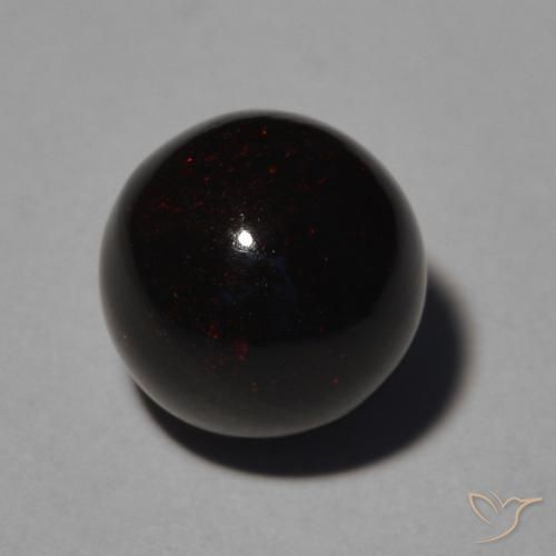 Opale noire Multicolore naturelle Sphère / Boule, 2.50 ct, Opaque