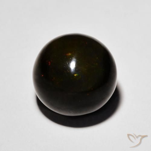Opale noire Multicolore naturelle Sphère / Boule, 4.45 ct, Opaque