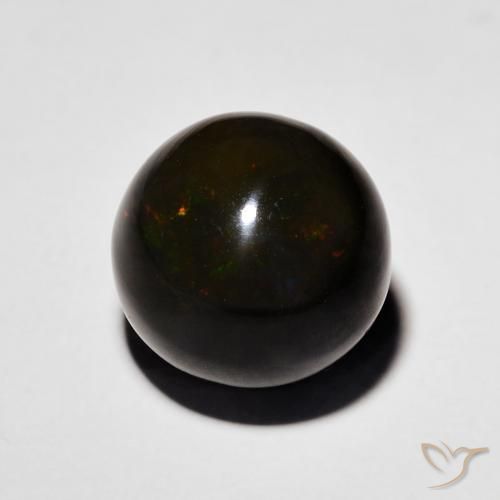 Opale noire Multicolore naturelle Sphère / Boule, 4.45 ct, Opaque