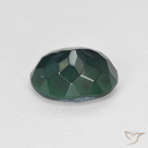 Opale noire Multicolore naturelle ovale, 1.79 ct, Translucide