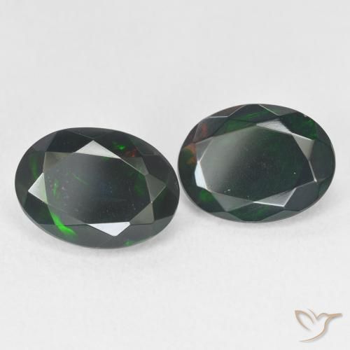 Shop natural 3.63ct Multicolore Opale noire gems, ovale, from Ethiopie at GemSelect. In stock, global shipping!