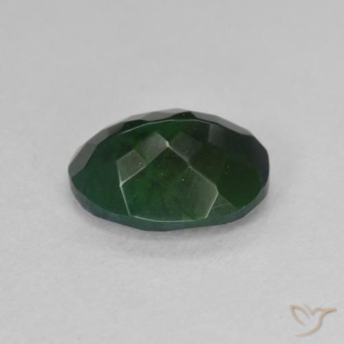 Opale noire Multicolore naturelle ovale, 1.29 ct, Translucide
