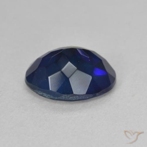 Opale noire Multicolore naturelle ovale, 1.40 ct, Opaque