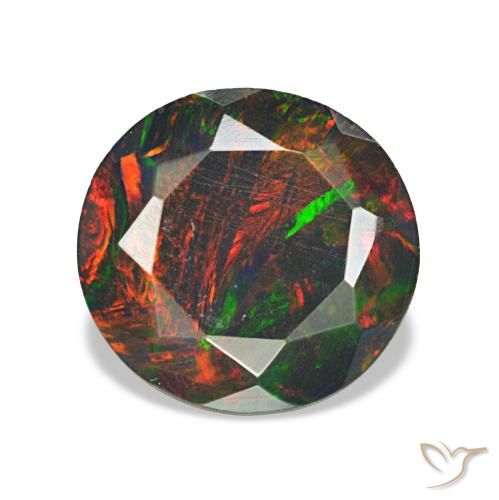 1.41ct Multicolore Opale noire, Tour, Opaque