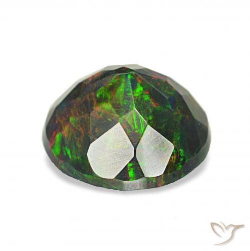 Opale noire Multicolore naturelle Tour, 1.41 ct, Opaque