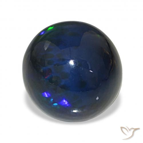 Opale noire Multicolore naturelle Tour, 4.26 ct, Opaque
