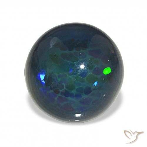 3.72ct Multicolore Opale noire Pierres précieuses, Tour, Translucide