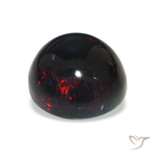 Opale noire Multicolore naturelle Tour, 3.82 ct, Opaque
