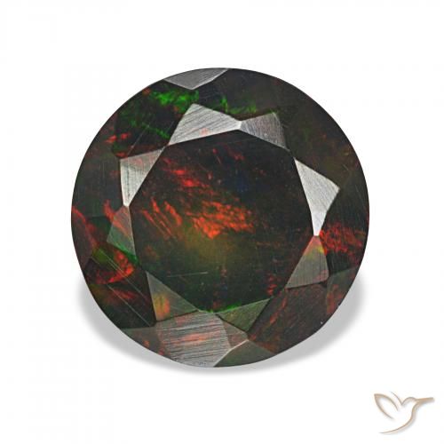 Opale noire Multicolore naturelle Tour, 1.30 ct, Opaque