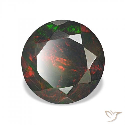 Opale noire Multicolore naturelle Tour, 1.30 ct, Opaque