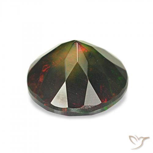 Opale noire Multicolore naturelle Tour, 1.30 ct, Opaque