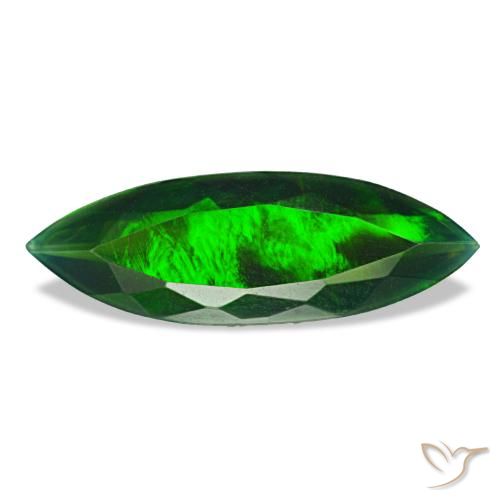 Opale noire multicolore naturelle marquise, 2,27 ct, opaque