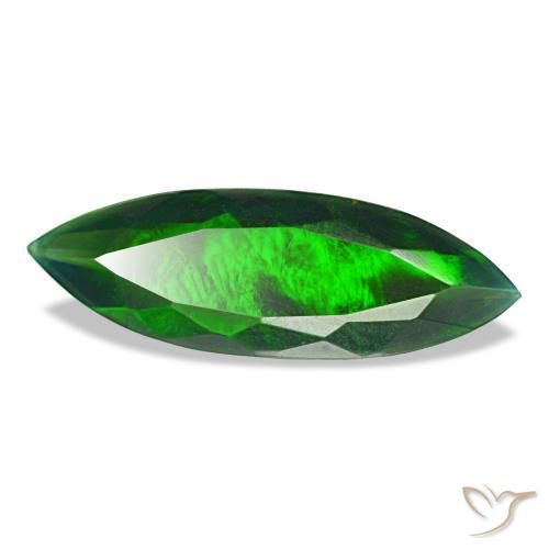 Opale noire multicolore naturelle marquise, 2,27 ct, opaque