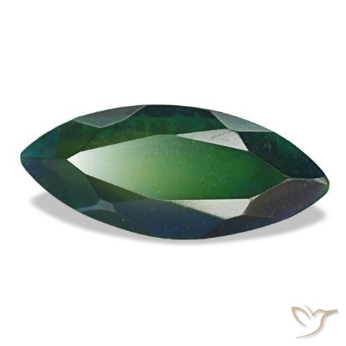 Opale noire multicolore naturelle marquise, 1,77 ct, translucide