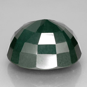 Héliotrope vert naturelle coupe ovale, 102,65 ct, opaque