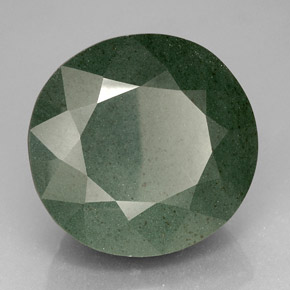 Pierre de sang Vert naturelle Coupe roude, 105.95 ct, Opaque