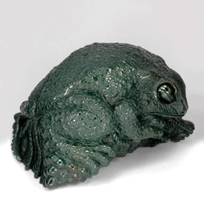 Héliotrope vert naturelle forme fantaisie, 931,99 ct, opaque