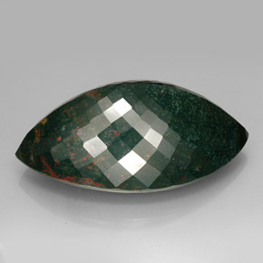 Pierre de sang Vert Tacheté naturelle Marquise, 469.00 ct, Opaque