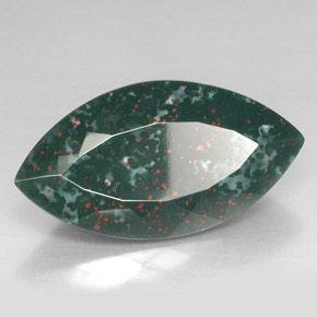 Héliotrope vert naturelle marquise, 36,76 ct, opaque