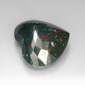 Héliotrope vert naturelle forme de coeur, 86,15 ct, opaque
