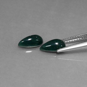 Achetez naturel ct vert héliotrope gems, en forme de poire, en provenance madagascar chez gemselect. en stock, livraison internationale!