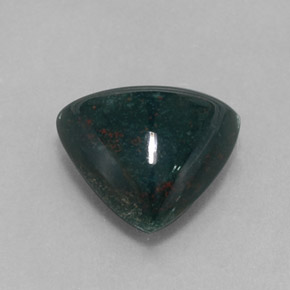 Héliotrope vert naturelle trillion, 3,97 ct, opaque