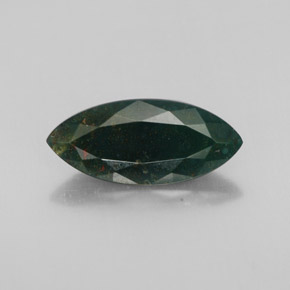Héliotrope vert naturelle marquise, 2,09 ct, opaque