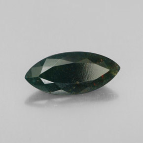 Héliotrope vert naturelle marquise, 2,09 ct, opaque