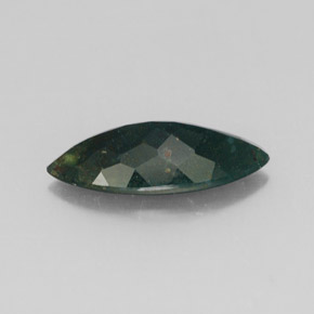 Héliotrope vert naturelle marquise, 2,09 ct, opaque