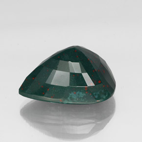 Héliotrope vert naturelle en forme de poire, 36,94 ct, opaque