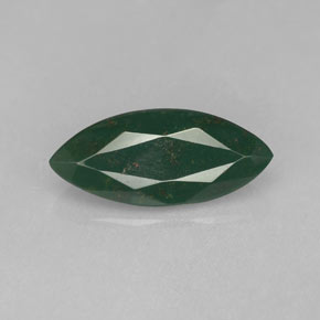 Pierre de sang Vert Tacheté naturelle Marquise, 2.38 ct, Opaque